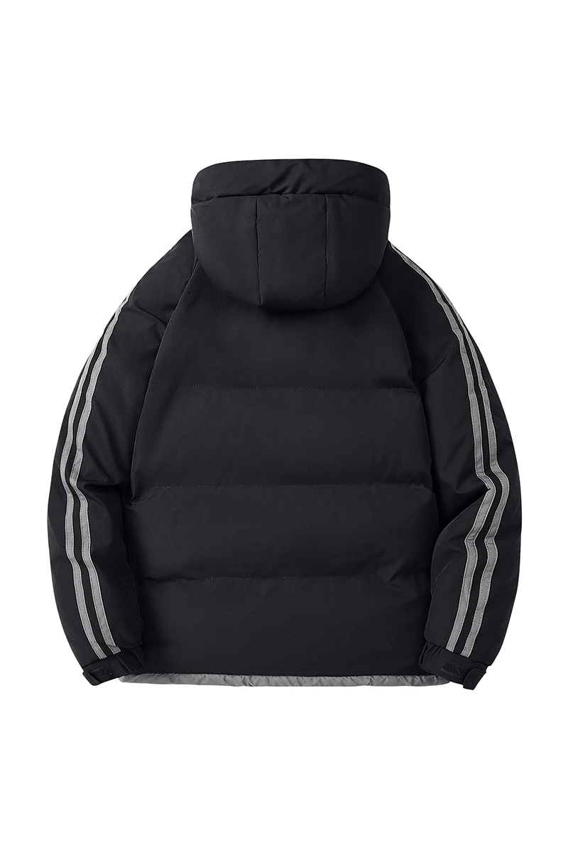 شحن مجاني سترة شتوية بقلنسوة للرجال معطف مبطن من القطن السميك لعشاق الزوجين سترة خارجية مقاومة للرياح ملابس سميكة دافئة