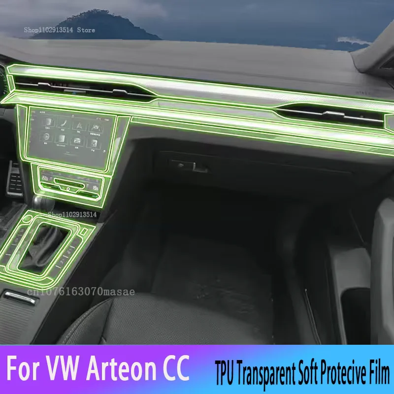 

For VW Arteon CC (2019-2020) Car GPS Navigation Film LCD Screen TPU Protective Protector Decoration Stickers