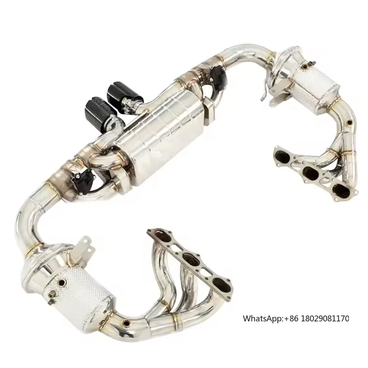 

Xinaote high performance car exhaust muffler system stainless steel valvetronic exhaust for Porsche 992 GT3