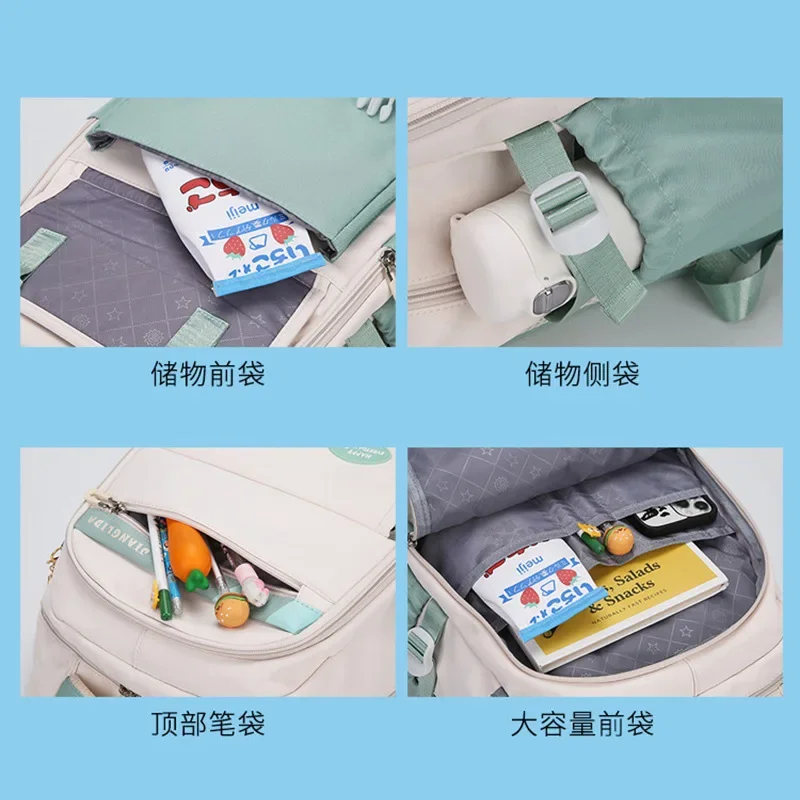 Children School Bags Teenager Backpacks Kids Book Bags Primary School Waterproof Schoolbag Waterproof Laptop Travel Rucksack