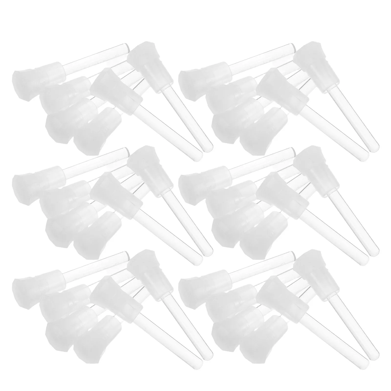 50Pcs Essential Oil Bottle Set Glass Rods Octagonal Design Stable Dispenser Travel DIY Aromatherapy Oil Applicators