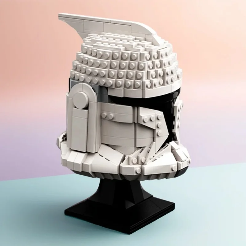 757pcs MOC AP1 Clone Helmet Star Battle Model Building Blocks Home Decor Desk Display Shelf Accent Premium Room Gift For Adults