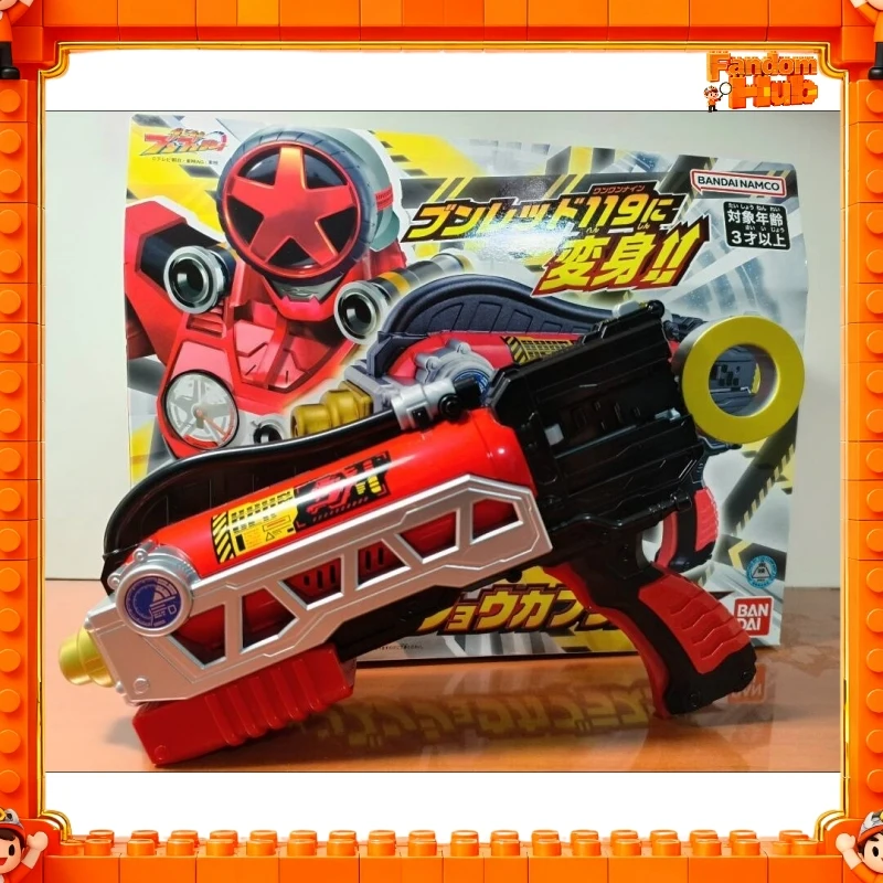 

Оригинальный набор реквизита Bandai Dx Boonboomger Boost Up Device Zun Zun Boon Red Prop Set для косплея, игрушка, подарок для фанатов