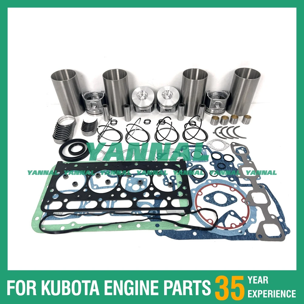 Kit de revisión para motor Kubota Bobcat, nuevo V2403, V2203 DI, 1G796, 1G861, S175, S130