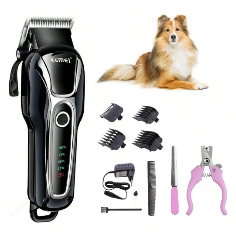 Rechargeable Professional Dog Hair Trimmer Cat Clipper Grooming Machine Pet Clipper