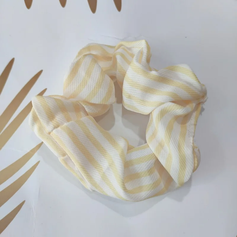 5PCS Minimally striped elastic headband hair accessory hair tie ponytail rope
