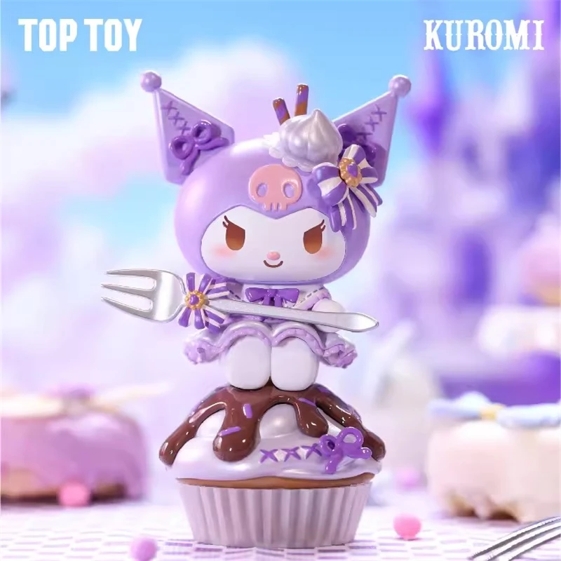 

Cute Kuromi Dessert Steward Action Figure Toys Dolls Collection Room Car Decoration Birthday Gifts for Kids Girls Dessert KUROMI