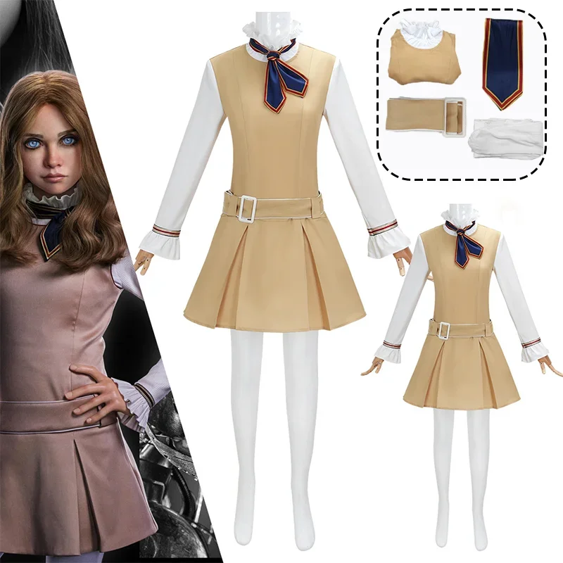 

КосплейM3GAN 2.0 Косплей Костюм Платье Пояс Носки Галстук Полный комплект Костюм JK Школьная форма Юбка Хэллоуин Вечеринка Ролевая игра Наряд Женский