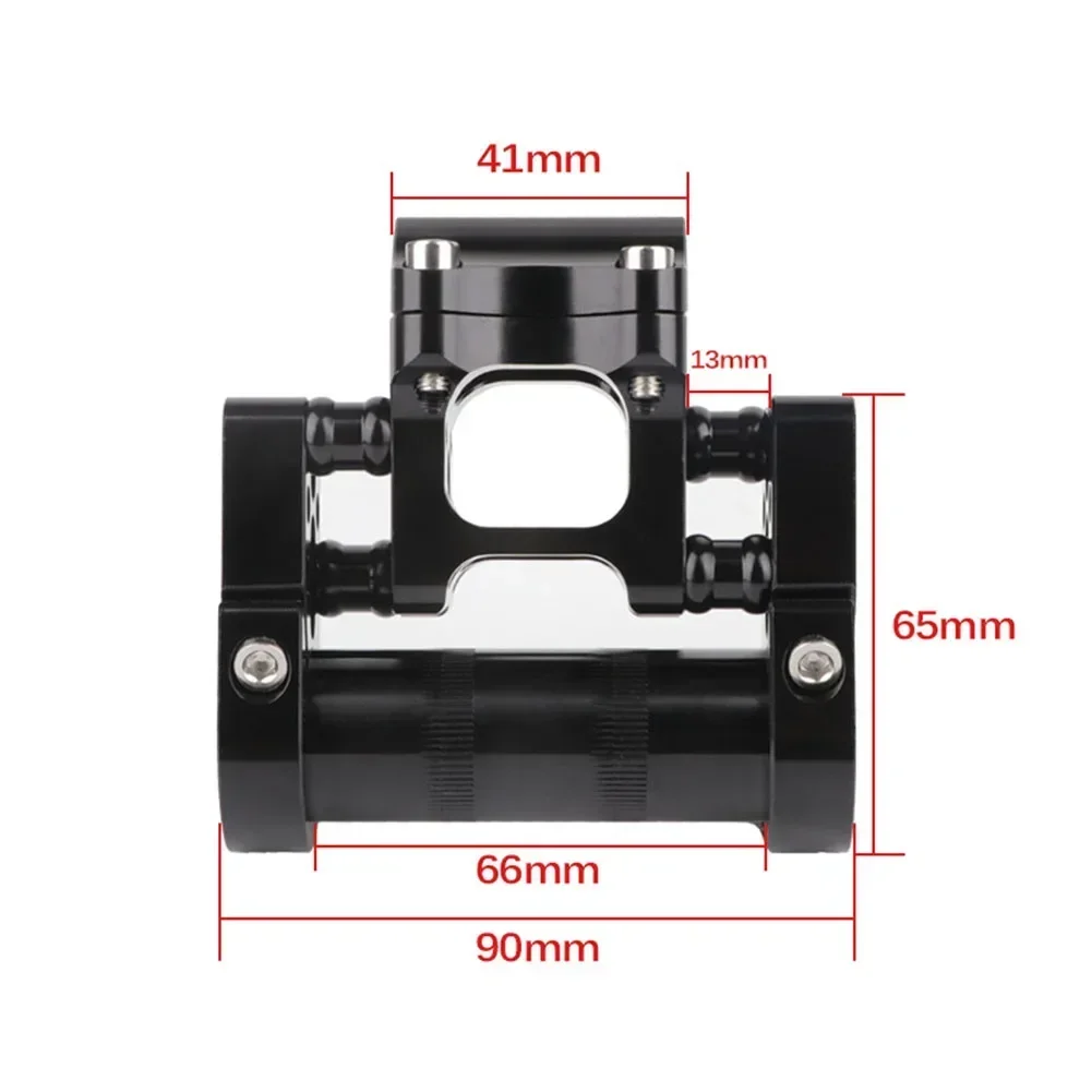 1pc Folding Bike Porous Stem Adjustable Dual Stem Bicycle 25.4MM Deformation Hollow Design Double System Bike Accessories