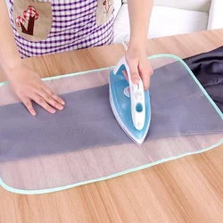 1PC Ironing Cloth Protective Mesh Mat Heat Insulation Against Pressing Pad for Home Delicate Garment Clothes Ironing Board Cover