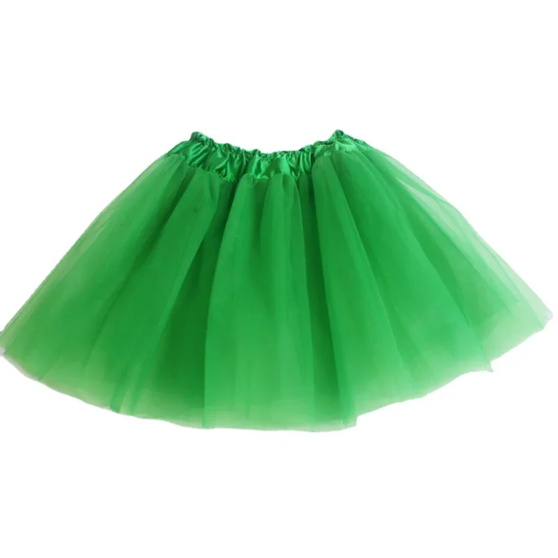 Girl tutu skirt Elastic Ballet Dancewear Tutus Mini Skirt For Birthday Party Dance 3 Layer Tulle for Kids Princess 2-8Y