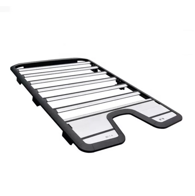 Aluminum Alloy Top Roof Rack Rail Luggage Boxes Folding Ladder Equipment Box For Land Rover Defender 2020 2021 2022