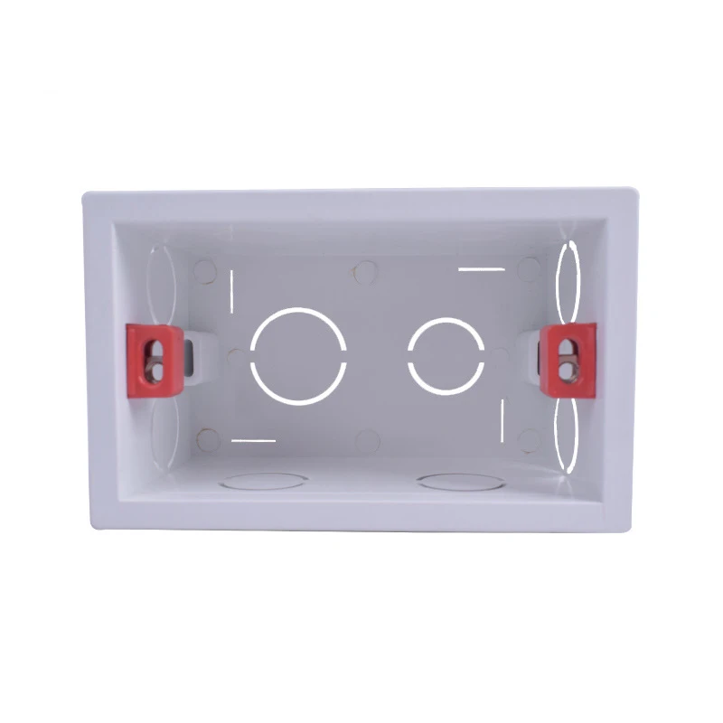 118 type American wall switch socket installation bottom box, concealed box, flame-retardant bottom box, junction box