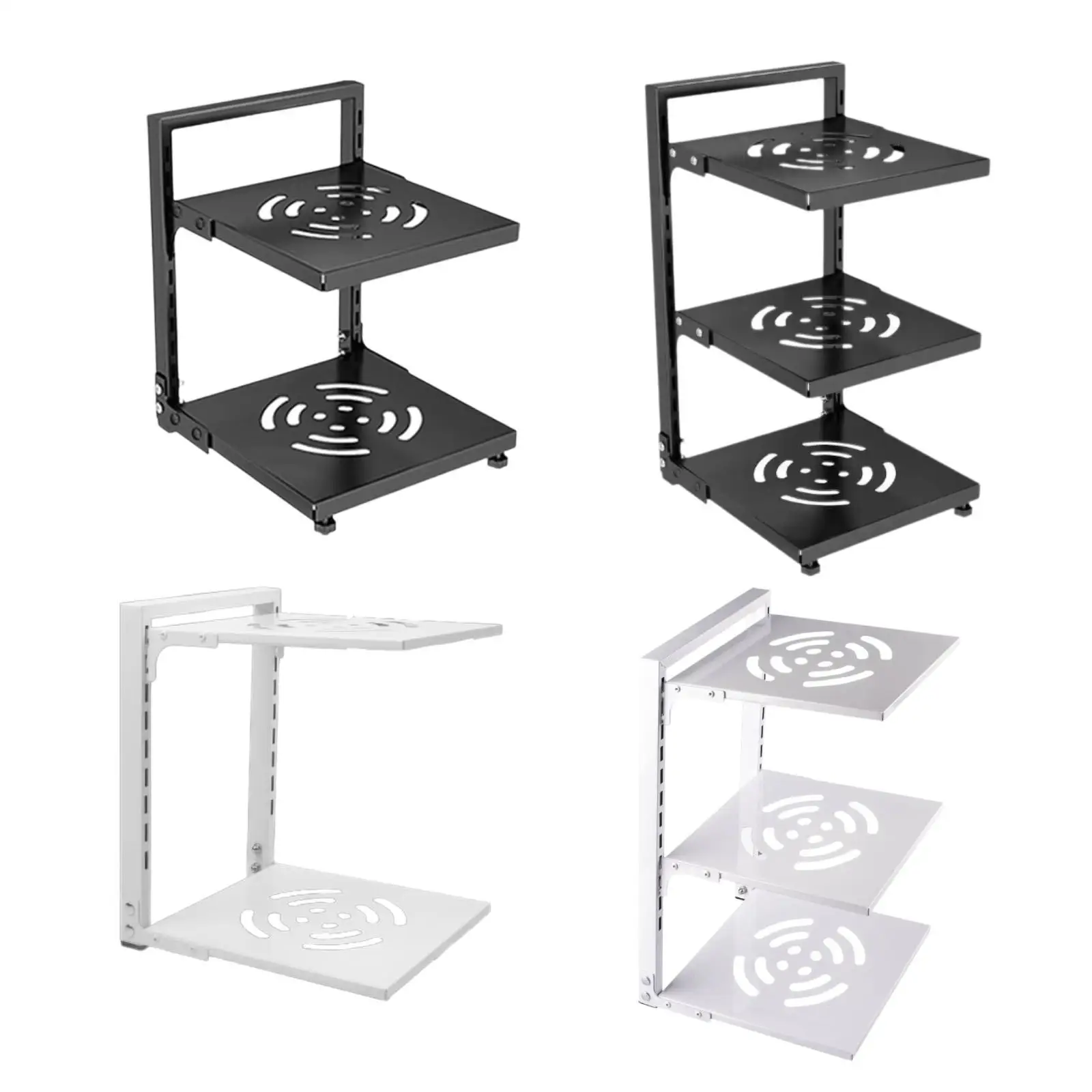 Organizer na garnki i patelnie, organizacja kuchni, metalowy, uniwersalny stojak na patelnie, wielorazowy ociekacz na garnki, uchwyt na patelnie do pod zlewozmywak, do domu.