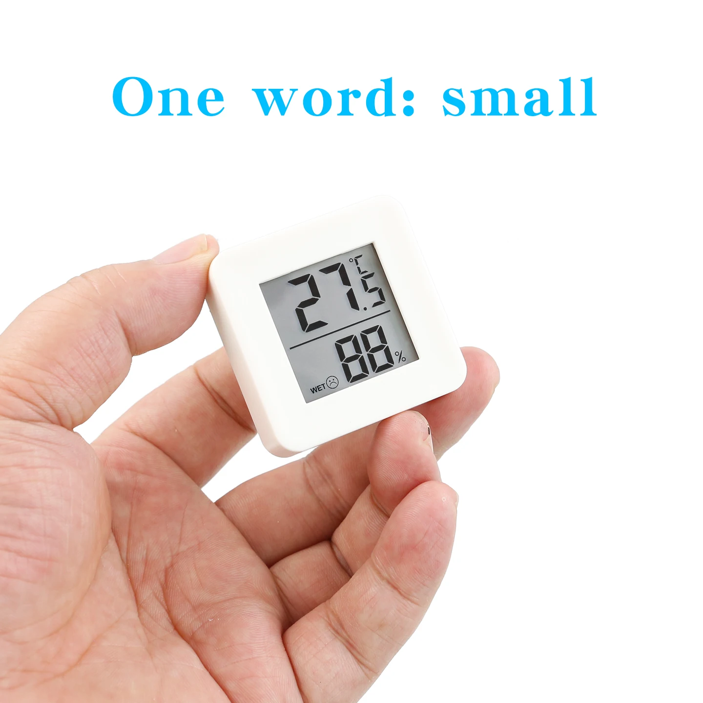 Mini Indoor Home Use Temperature Humidity Meter Baby Room Digital Display Wall Mounted Electronic Thermometer