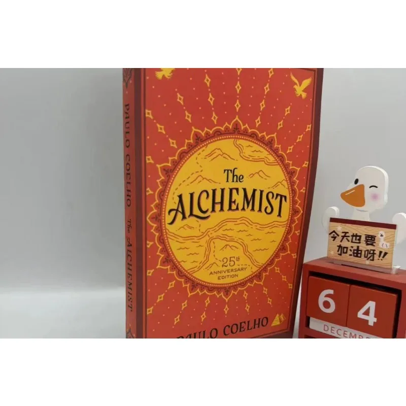 The Alchemist By Paulo Coelho, 25th Anniversary Edition Classic Literary Fiction English Book novels in english  libro firmas