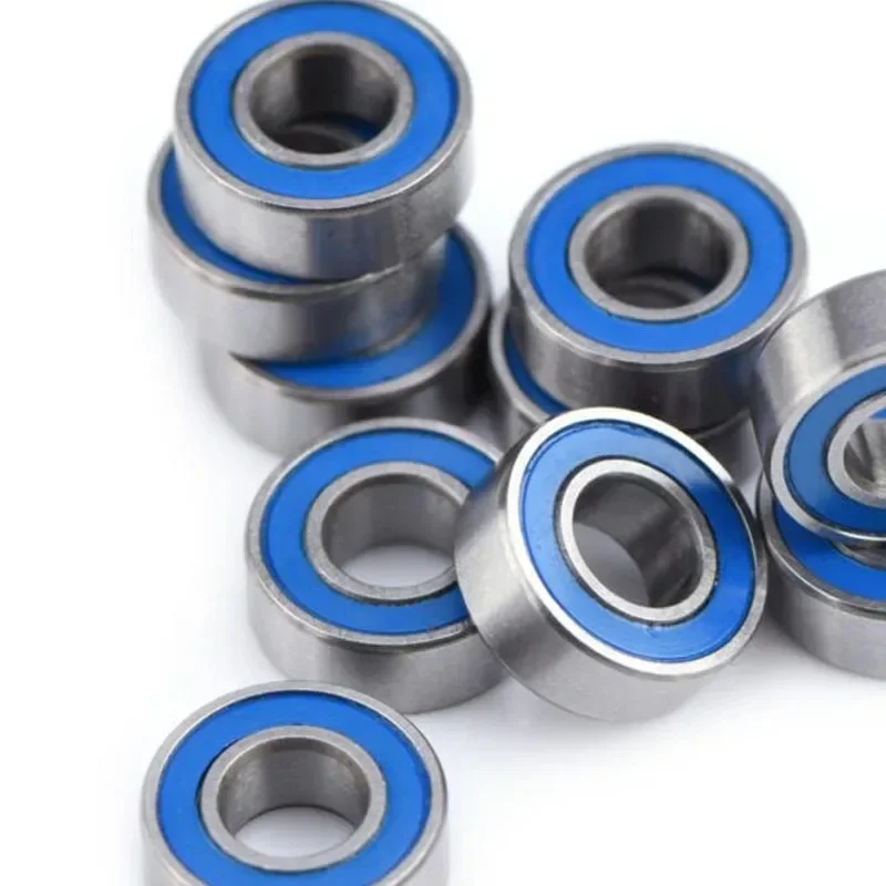 MR105RS Bearing ABEC-5-3-1 5X10X4 mm Miniature MR105-2RS Ball Bearings Blue Sealed MR105 2RS High Quality