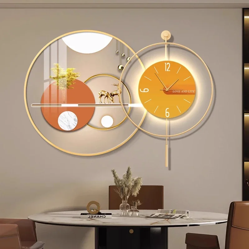 

Original Premium Wall Watch Clock Quality Custom Metal Luxury Wall Clock Large Classic Modern Orologio Da Parete Wall Decoration