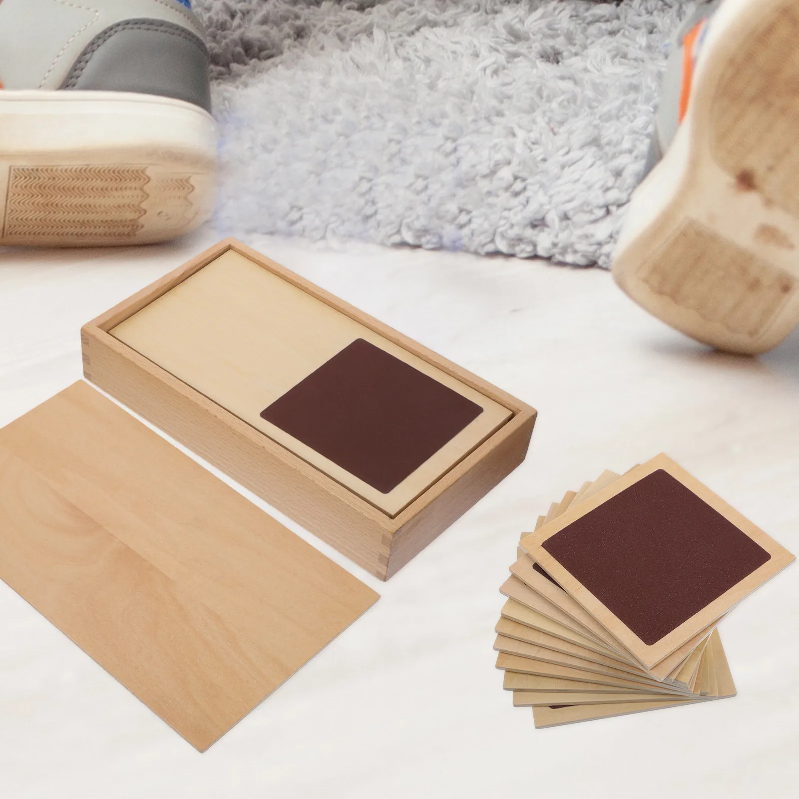 

Sensory Board Toys Kids Babies Teens Toddler Texture Montessori Educational Aids H Eye Coordination Logical Thinking Creativity