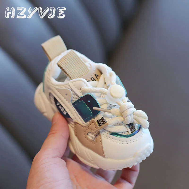 Spring and Autumn Kids Sneakers 0-1-2-3 Year Old Infant and Toddler Baby Boys Girls Anti Slip Sports Shoes Learning Walking Shoe