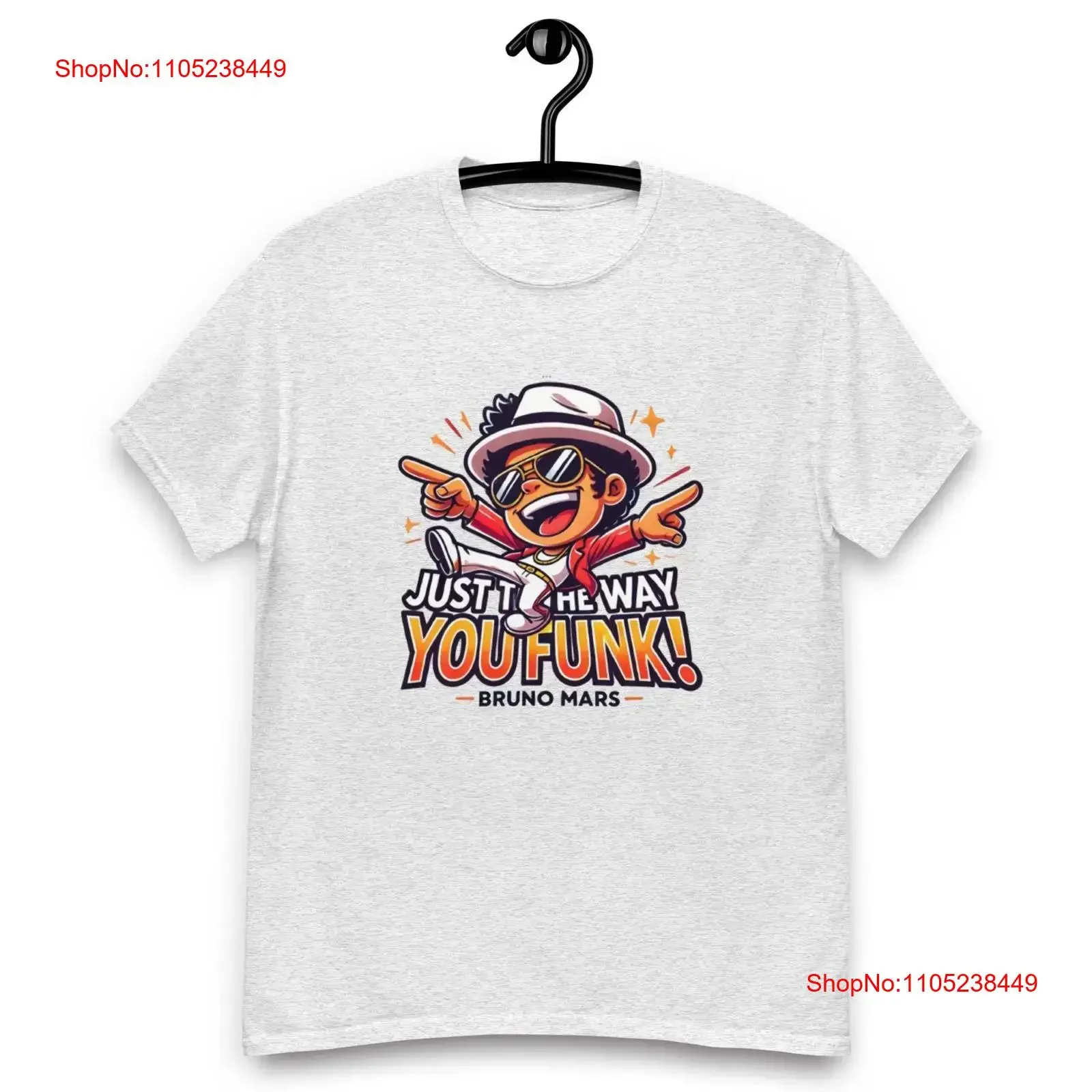 Bruno Mars Funk T Shirt Just the Way You Retro Style Music for Fans Fun and Funky Concert Wear vintage Washed Versatile