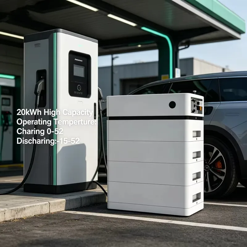 20kWh Stacked Lithium Solar Storage Battery System Modular Energy Storage for Home Off Grid Custom