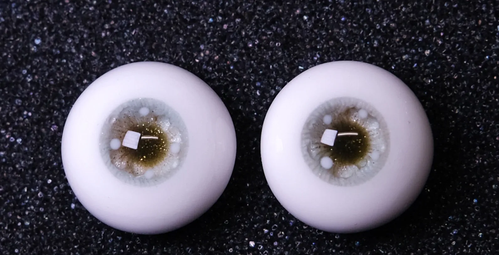 16mm BJD Doll Safety Eyes Gypsum Craft Eyeball 1 Pair