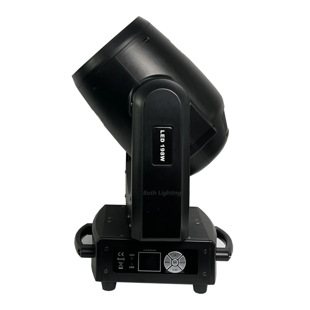 Moving Head Light Module 198w Beam LED Moving Head With Halo Dj Stage Light
