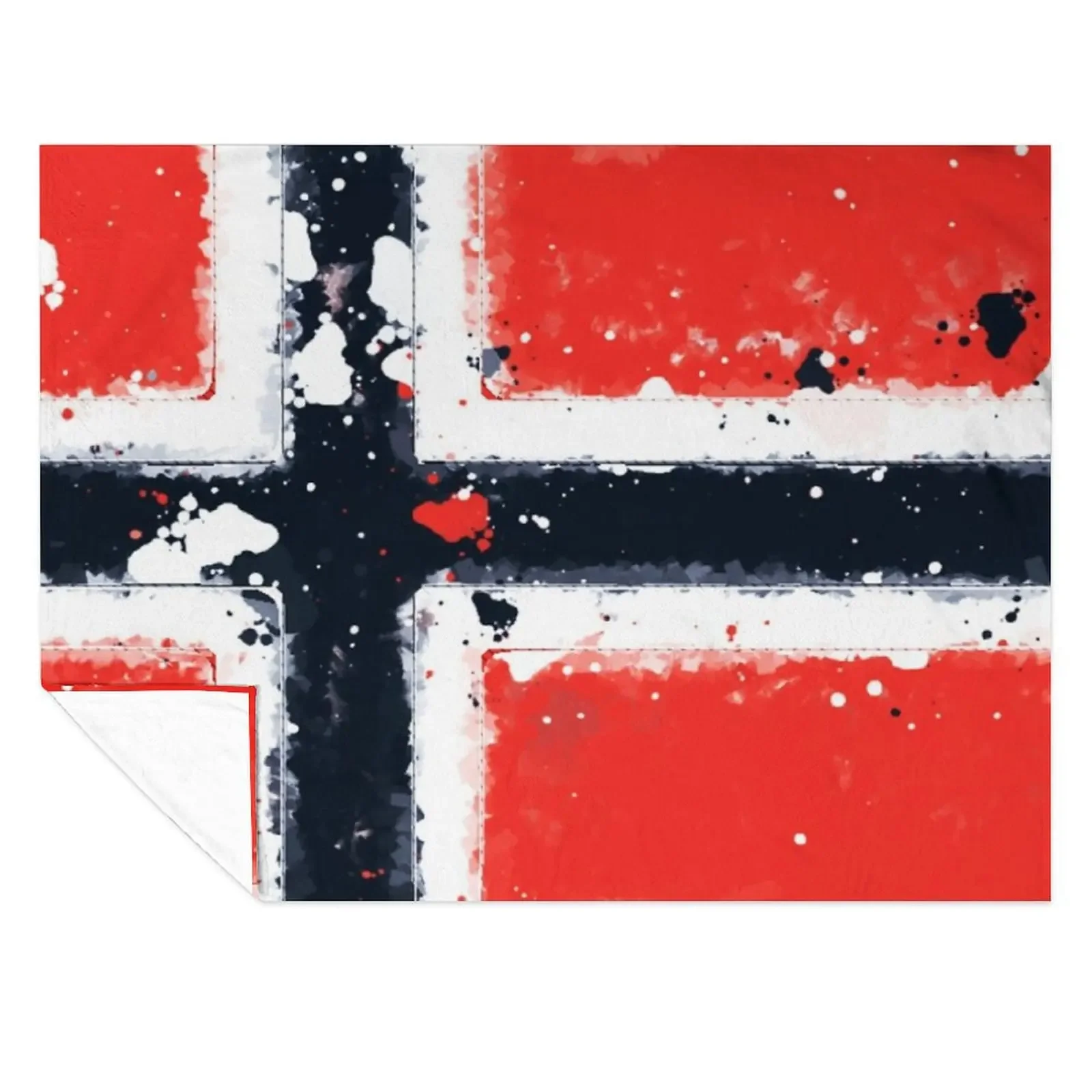 

Norway Grunge Flag Throw Blanket Giant Sofa Sofa Throw Kid'S Polar Blankets