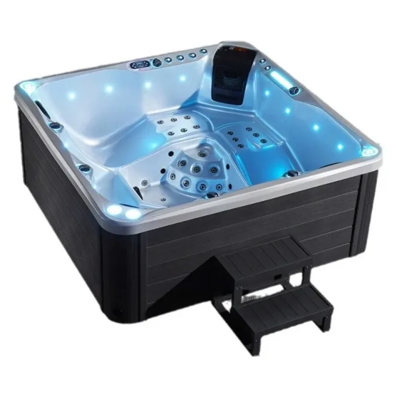 New Design 4-6 Person Garden Whirlpool Spa CE Approved Small Outdoor Hot Tub Home Jacuzzier Spa Tubs For Sale