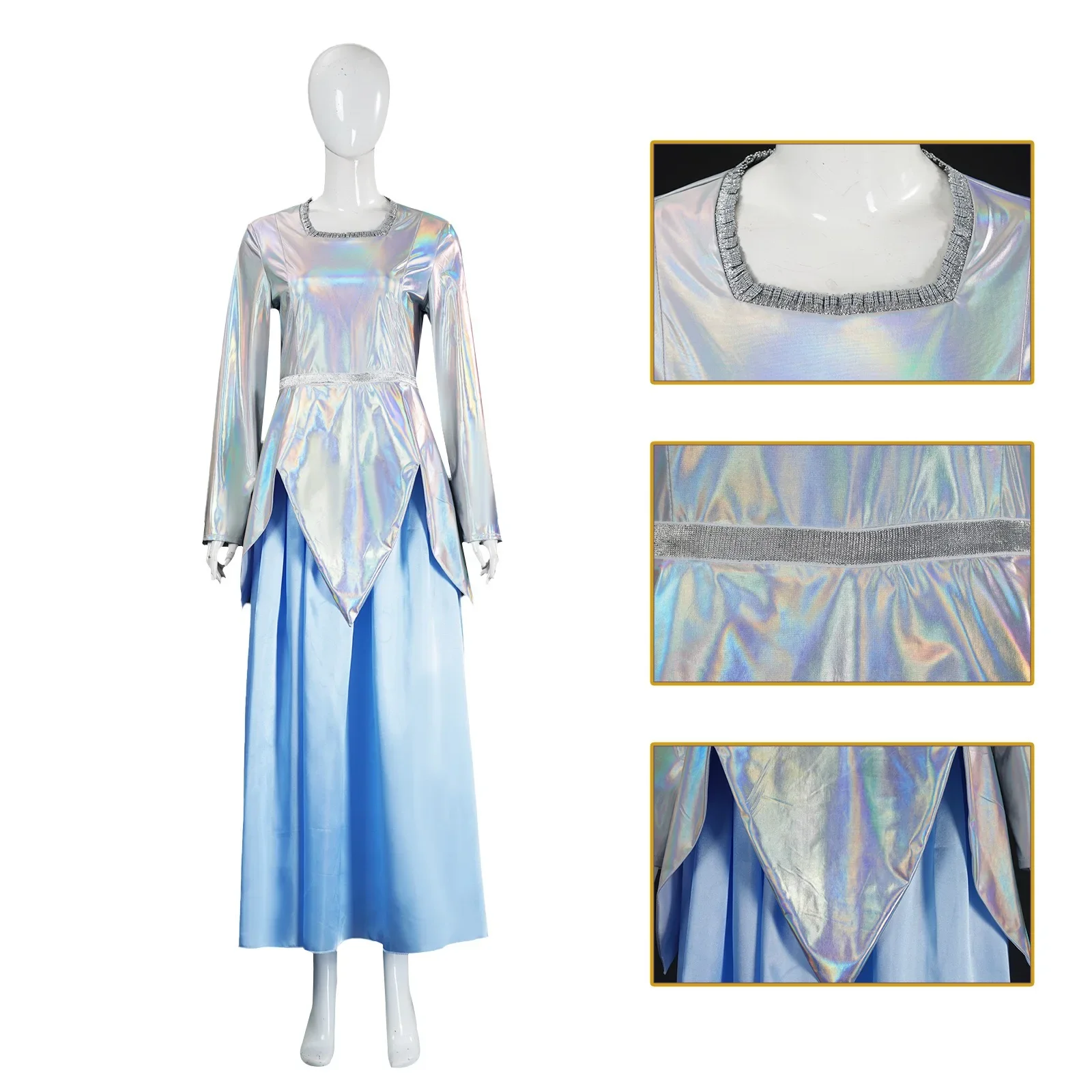 

Godmother Cosplay Sherk Costume Fairy Adult Woman Monster Halloween Carnival Party Clothing