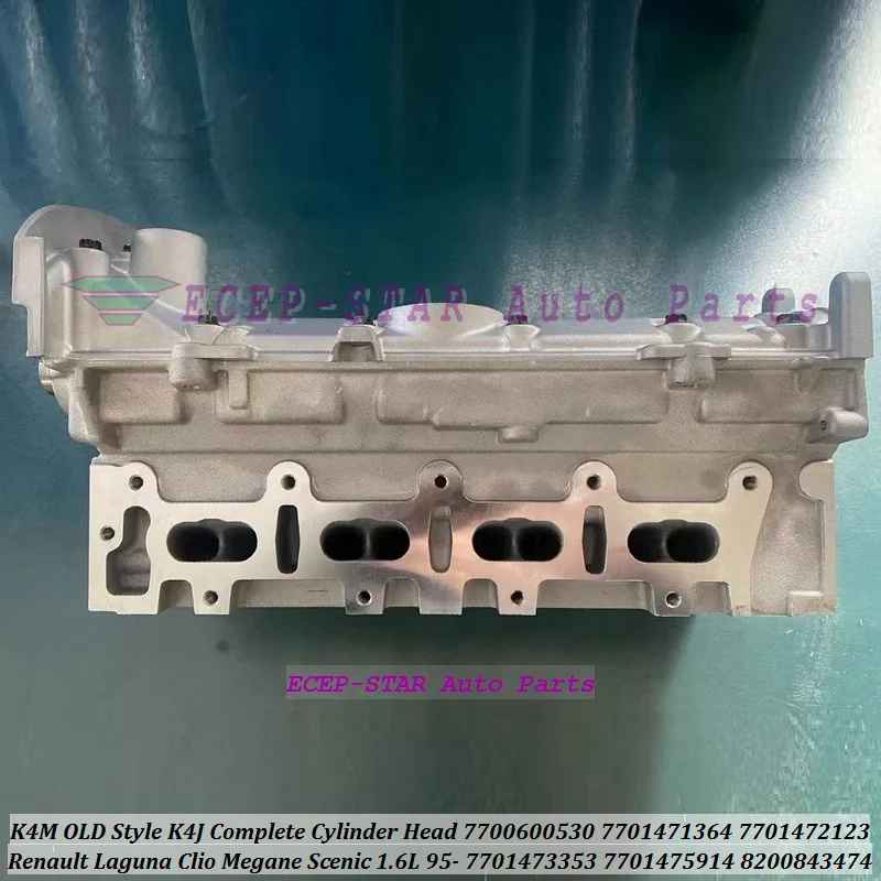 K4M OLD K4J L90 مجموعة رأس الأسطوانة الكاملة لرينو لاغونا كليو ميجان 1.6L 7700600530 7701471364 7701475914 8200843474