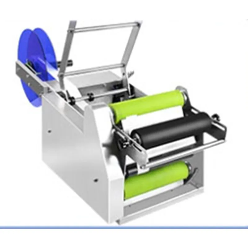 Applicatore di etichette 220V Confezionatrice manuale semiautomatica per etichettatrice per tubi di latta per bottiglie rotonde in plastica