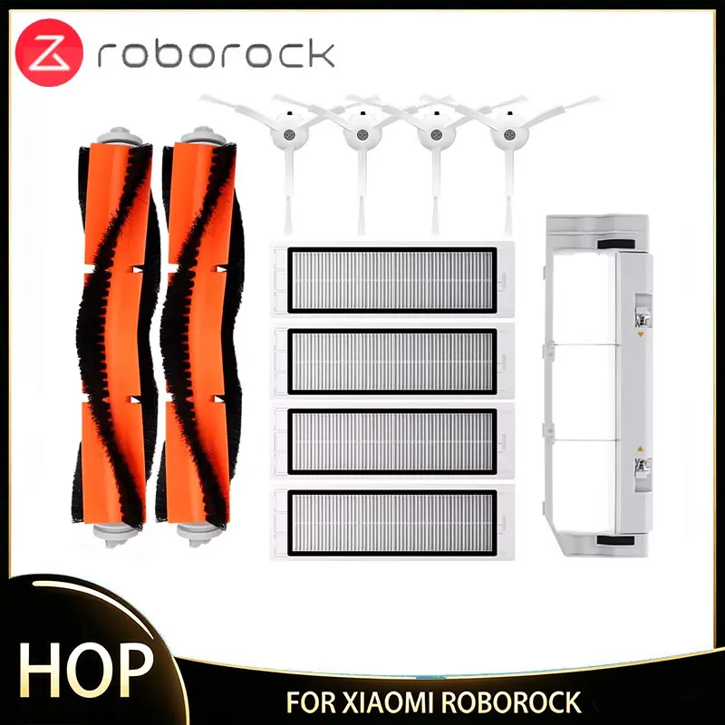 

for Xiaomi Mijia 1 1S SDJQR01RR SDJQR02RR SDJQR03RR Roborock S5 Max S6 MaxV Spare Parts Main Side Brush Hepa Filter Brush Cover