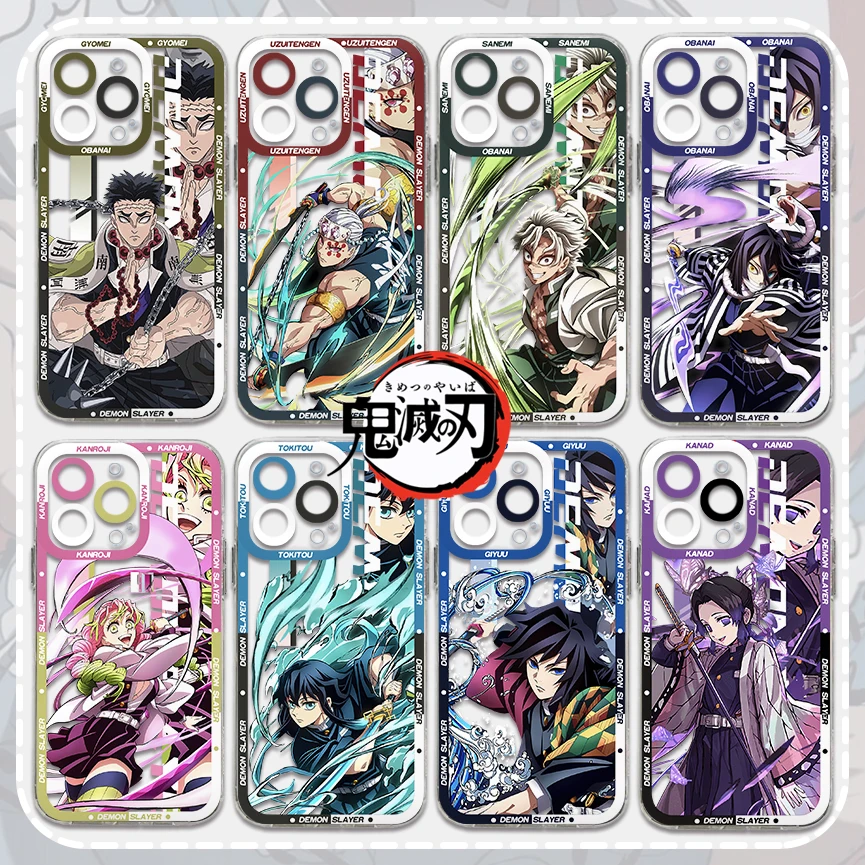 New Anime Year 2024 Demons Slayers Hot Phone Case For iPhone 15 14 13 12 11 Mini Pro Max X XR XSMax 6S 6 7 8 Plus SE Clear Cover