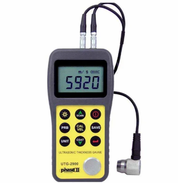 

2025 Premium Products Phase II UTG-2900 Ultrasonic Thickness Gauge w/ thru Coating Capabilities/Ultrasonic Wall Thickness Gauge