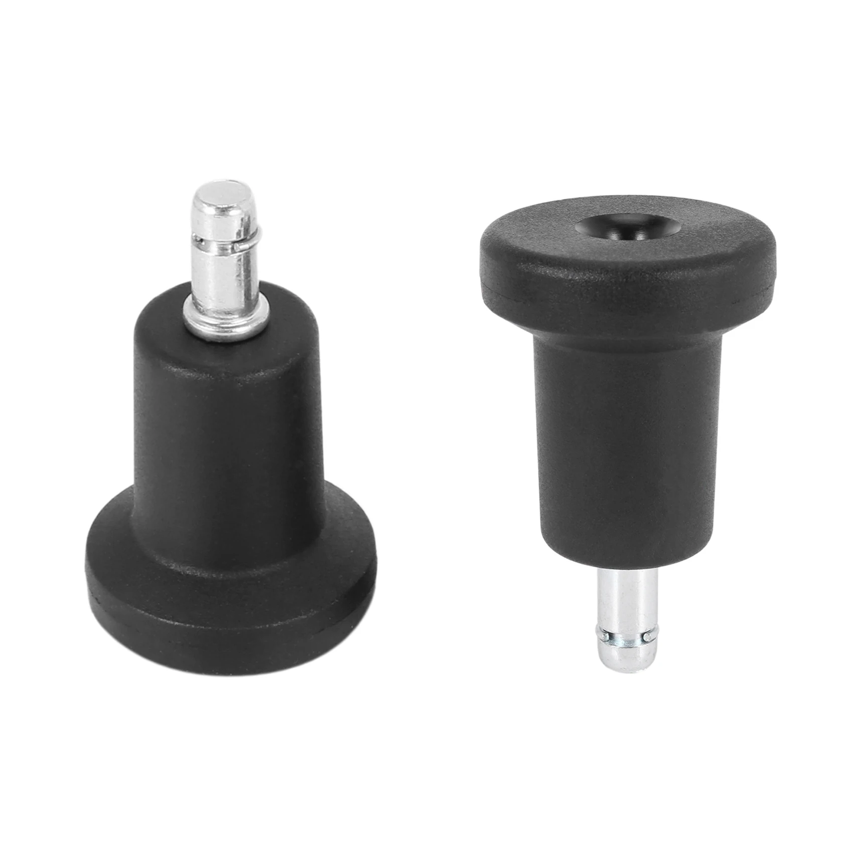 A84E-High Profile Bell Glides Replacement For Office Chair Without Wheels & Bar Stool, Fixed Stationary Caster Glide, 10-Pack
