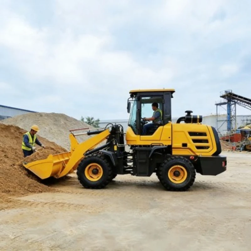 Large Skid Steer Loader Easy Operation Low Failure Rate