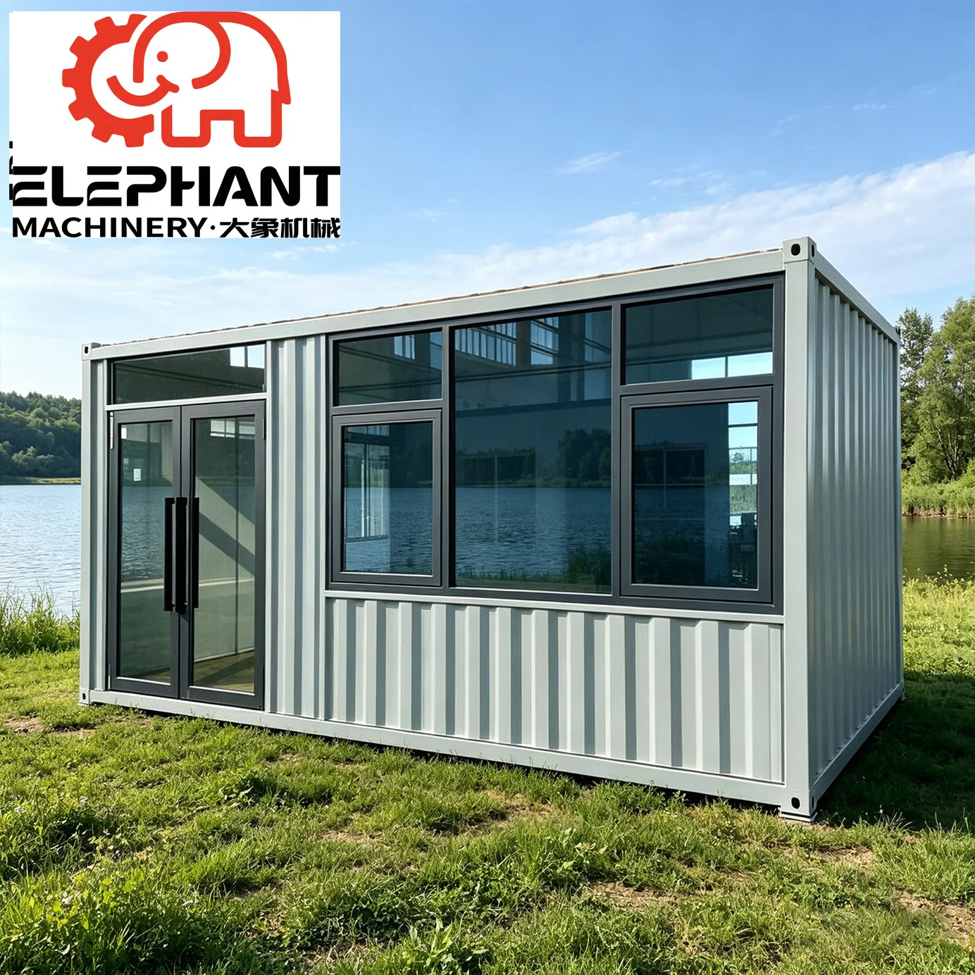 ELEPNANT House Expandable Folding Flat Pack Modular School Building Custom Prefabricated Container House Home Supermarket