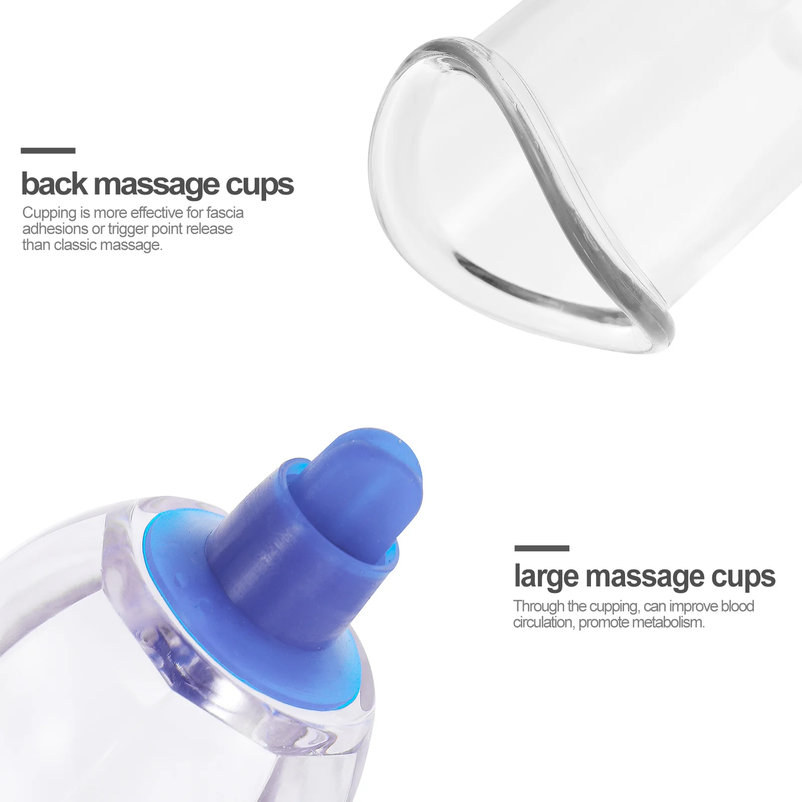 Dispositivo de ventosas de mano de obra fina, herramienta de terapia portátil, taza de masaje de fisioterapia fría para el cuidado corporal saludable, 2 uds.