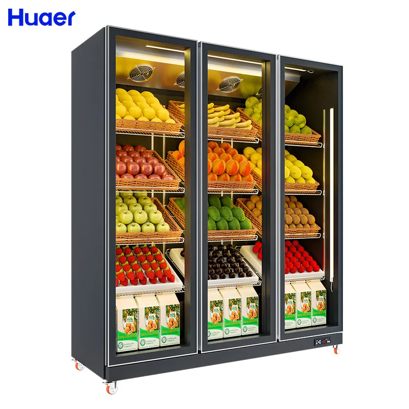 

commercial refrigerated fruit display case big fridge for fruit