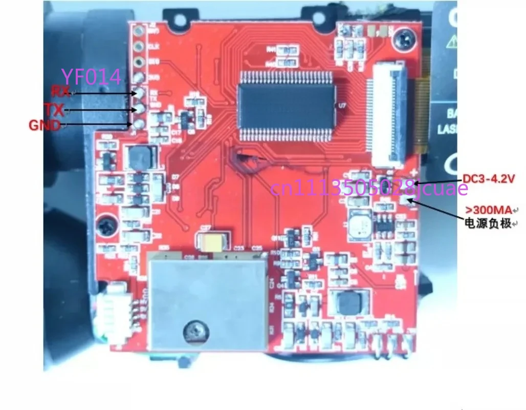 1500m Long Range Laser Distance Sensor, Industrial TTL Serial Port Distance & Speed Measurement Module for Secondary Development