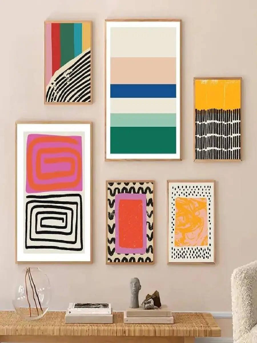 Canvas Painting Vibrant Abstract Mark Rothko Reproduction Prints Colorful Wall Art For Living Room Study Home Decor Wall Deco