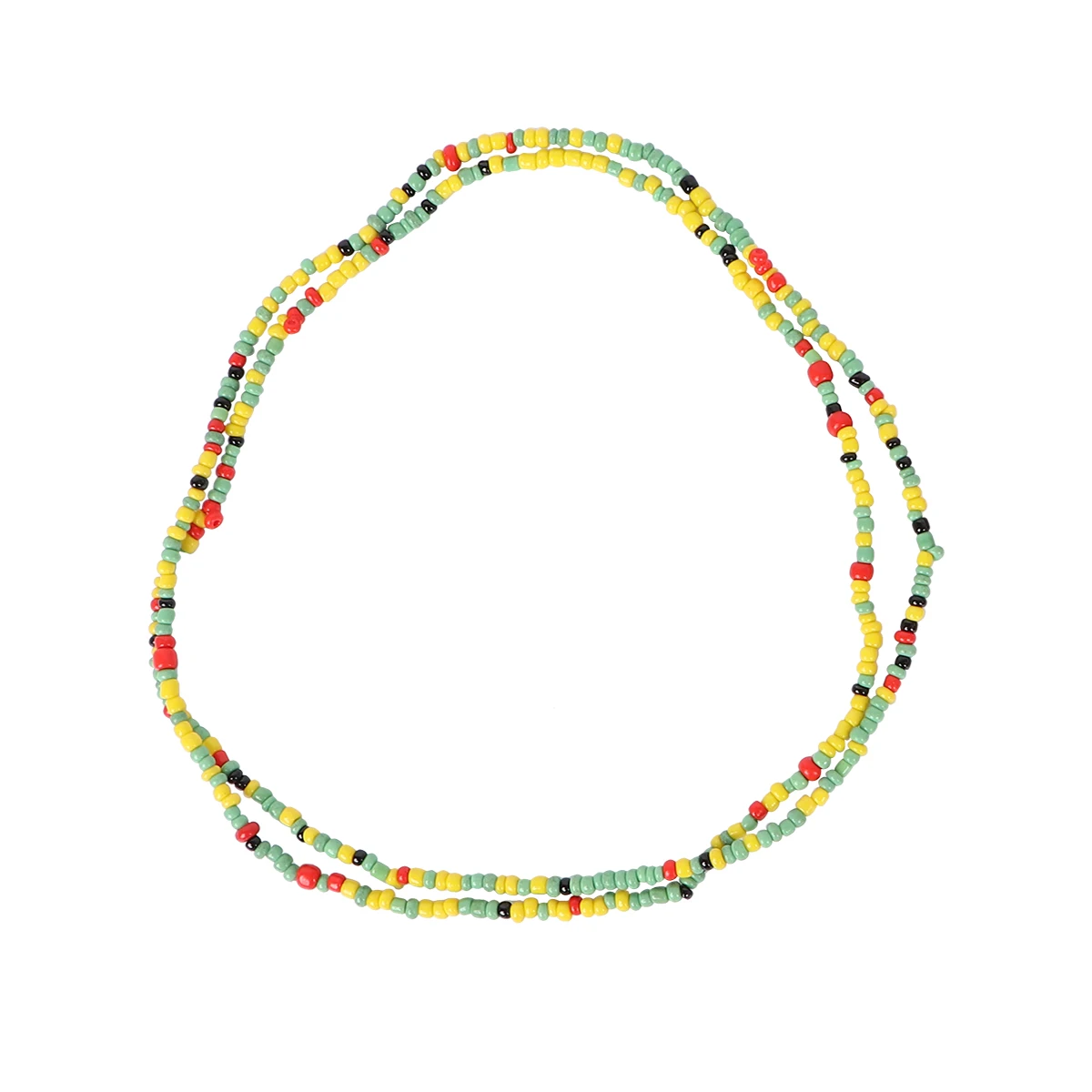 

2 Pcs Bikini Chain Waist Beads Chains Beach Body Jewelry Woman Necklace Whiye for Women Stomach Miss