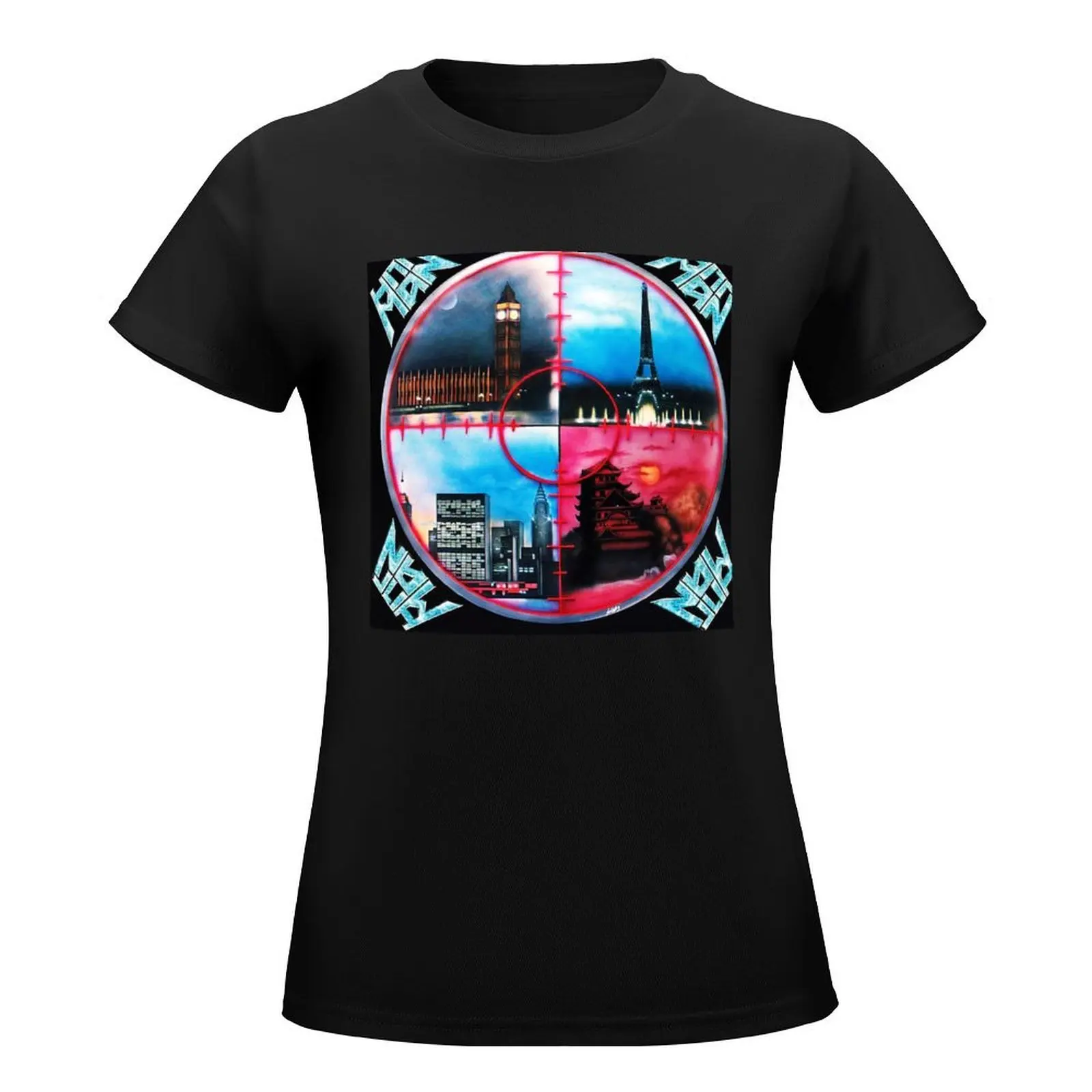 Hittman - Hittman T-Shirt korean fashion Blouse tops hippie clothes cotton t shirts Women