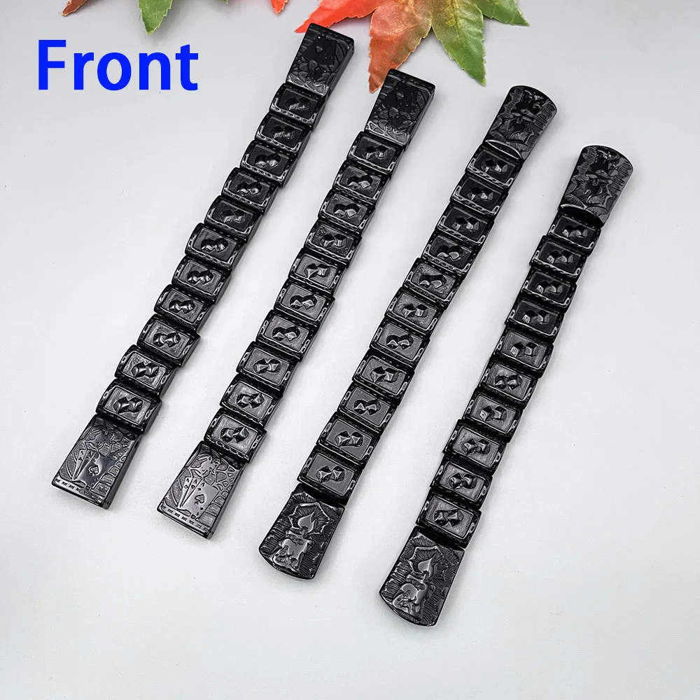NJ212 CHETKI Wide Style Poker Spider Star Dice Iron Window Candles Fingertip Decompression Foldable Prayer Meditation Figurine