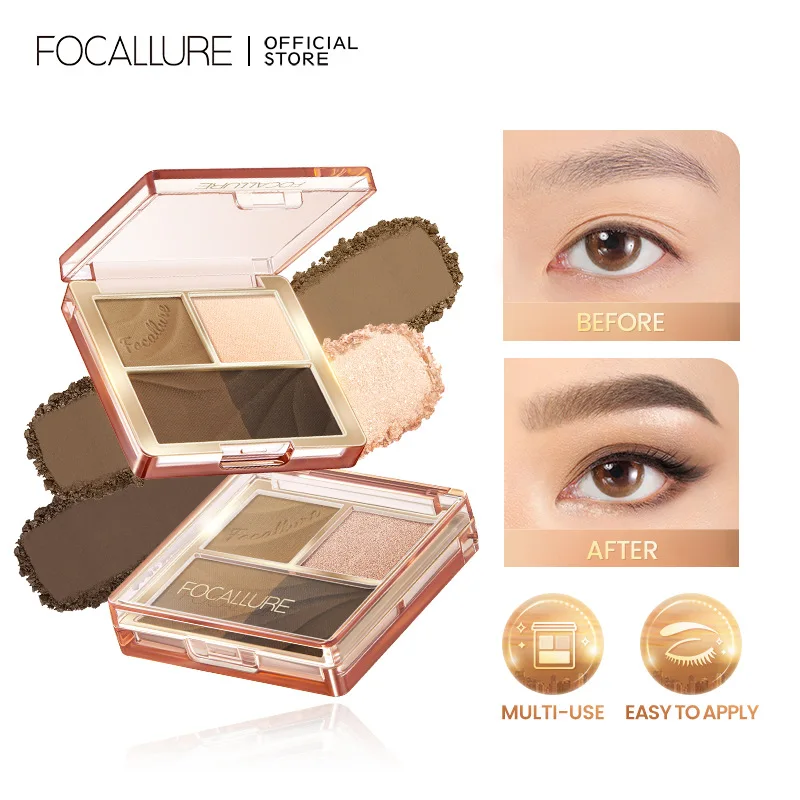 

Four-color Eye shadow quad waterproof non flying powder non smudging fine durable matte pearlescent eye shadow plate