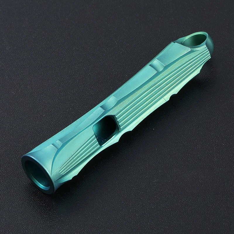 New-Titanium Alloy Single Tube Whistle Practical Portable Elegant Outdoor Tool Pendant Key Ring Accessories