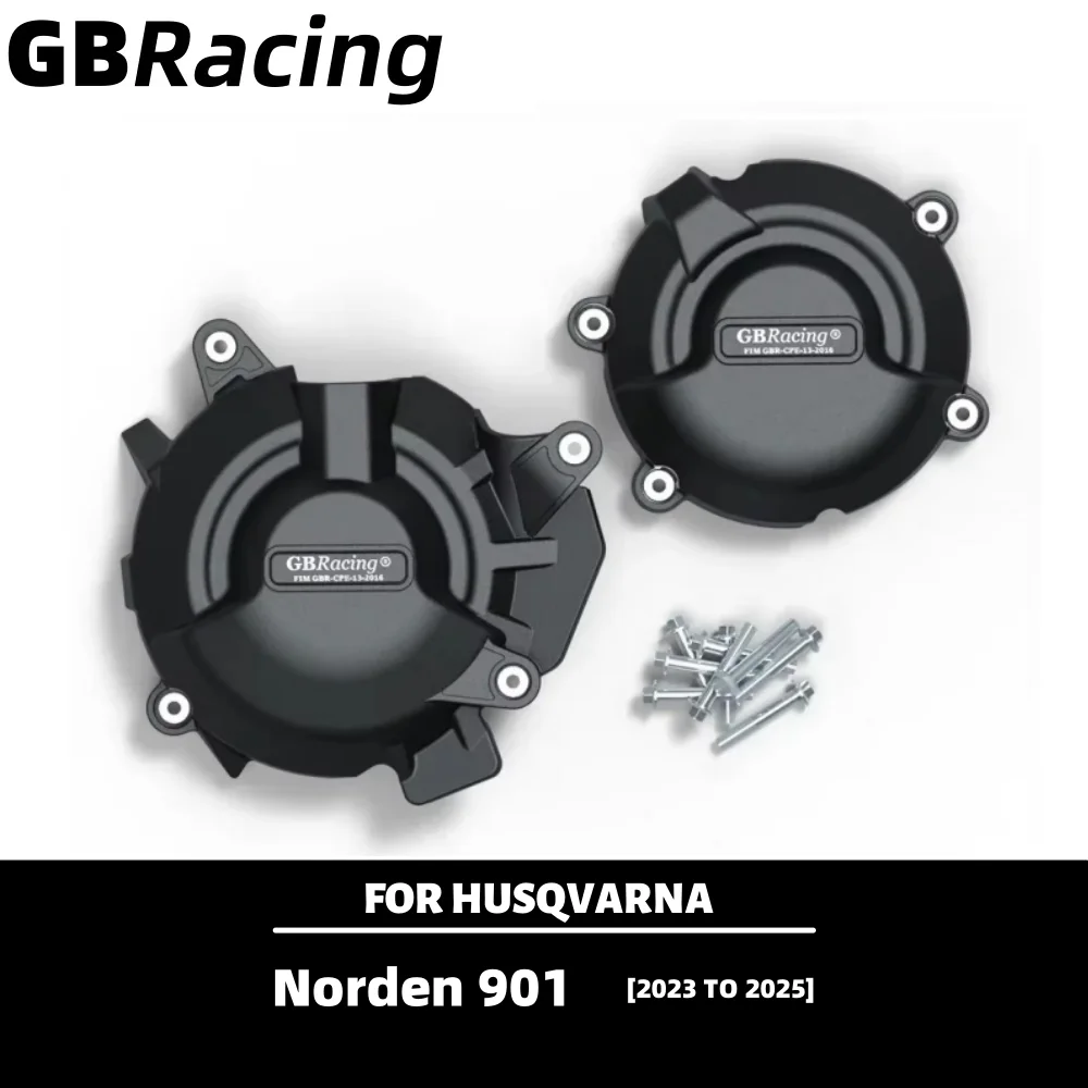 

GBRacing Norden 901 2023-2025 HUSQARNA Clutch Water Pump Protective Cover Accessories Motorcycle Engine Protective Cover