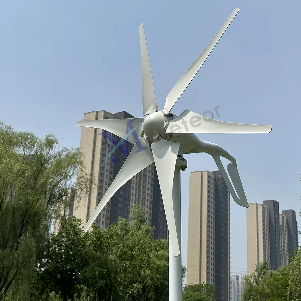 Imagem -06 - Turbina Eólica Horizontal 1000w Gerador de Eletrodomésticos 12v 24v 48v Baixa Velocidade de Início Energia Alternativa Livre